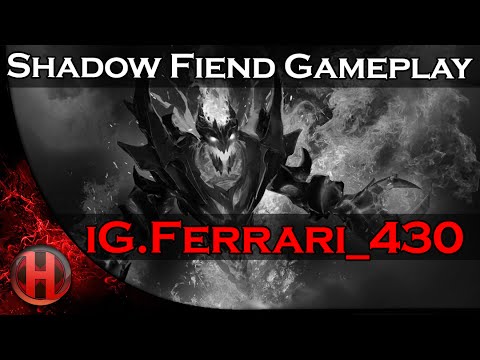 iG.Ferrari_430 7105 MMR Shadow Fiend Gameplay Dota 2