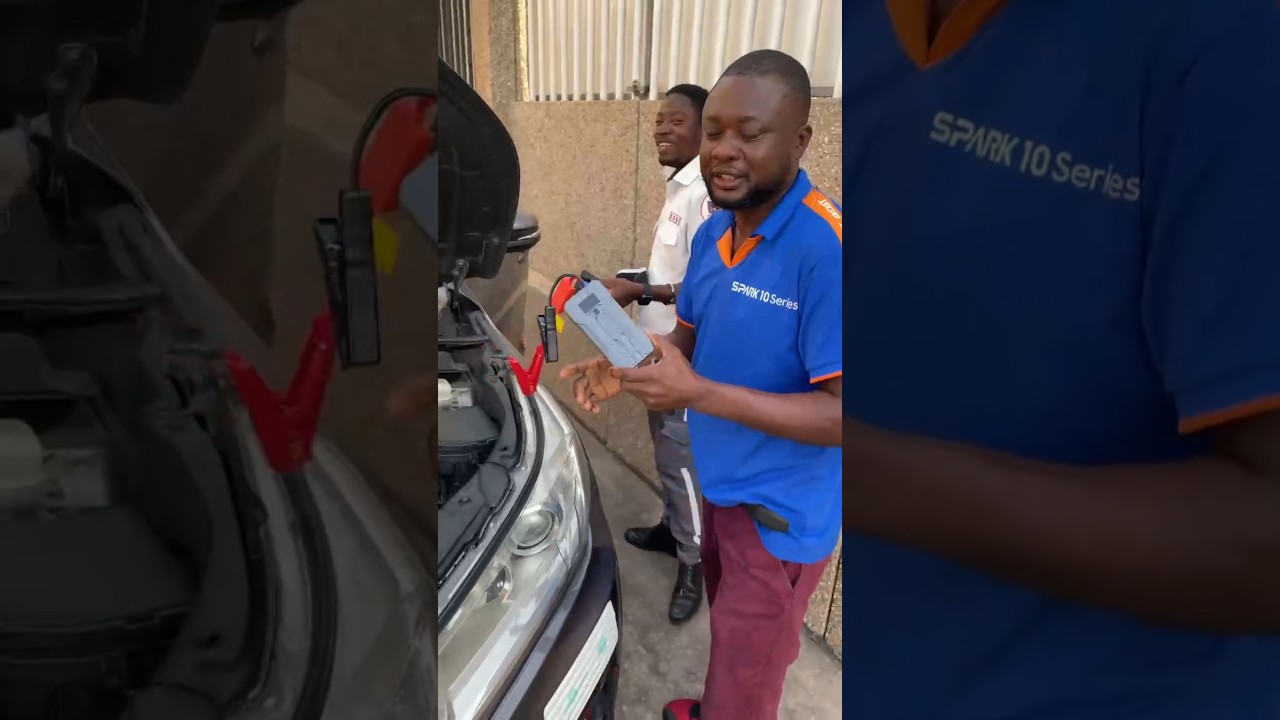 Portable jump starter  #automobile #jumpstarter #jumpstarterkit #diy #carcare #music #afrobeats
