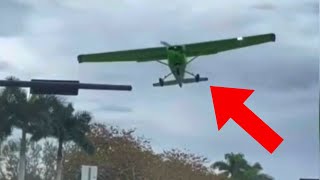 Small Plane Nearly Crashes Into Cars - Daily dose of aviation
