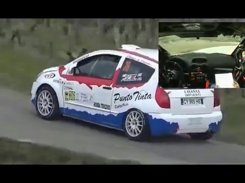 Camera Car 19° Rally Colli del Monferrato e del Moscato 2016 Caruso Fabbian Citroen C2 K10