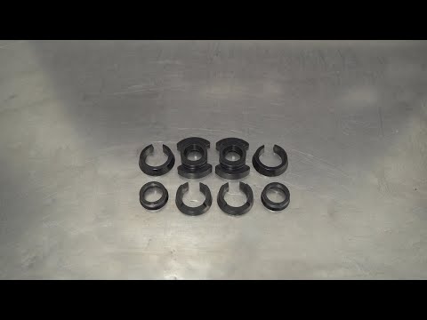 Gktech Z34 370z V36 G37 Semi-Solid Rear Subframe Slip In Collars - Install