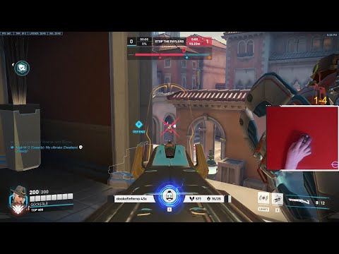 GALE INSANE ASHE + SOLDIER 76 OVERWATCH 2 SEASON 3 TOP 500 GAMEPLAY