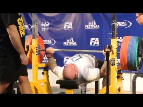 WZOREK bench press RAW 225kg gold medal - Fit Festival 1.03.2015