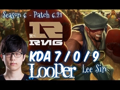 RNG Looper LEE SIN vs EVELYNN Jungle - Patch 6.21 KR Ranked