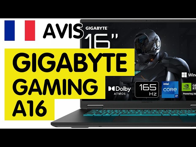 Vídeo relacionado con GIGABYTE Gaming A16 Pro Ordenador - 16", 165Hz QHD, Intel Core 7 240H, RTX 5070 Ti, 32GB LPDDR5X 5600MHz, SSD Gen4 1TB, Win11 Home, Garantía de 2 años, Dolby Atmos, Gaming A16 Pro DXHG4FRCC4SH
