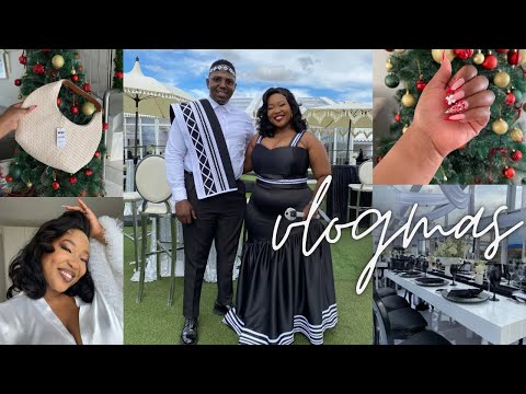 VLOGMAS Ep2:Attend a wedding||New nails||Shopping||Cooking||Makeup & more||South African YouTuber