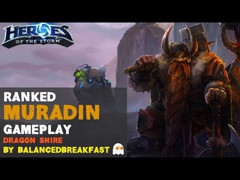 Heroes of the Storm Ranked Gameplay - BOSS Muradin Gankster Build
