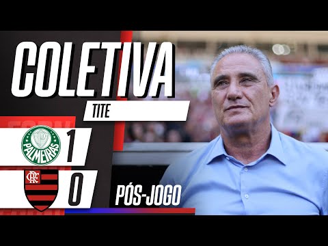 PALMEIRAS 1X0 FLAMENGO | Tite fala AO VIVO após o jogo!