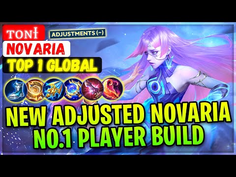 New Adjusted Novaria No.1 Player Build [ Top 1 Global Novaria ] ᴛᴏɴɪ. - Mobile Legends Gameplay