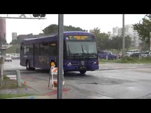 LYNX GILLIG BRT BUS 815 ON THE 7 IN DOWNTOWN ORLANDO FLORIDA