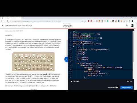 Solutions - Google Codejam 2022 - Qualification Round
