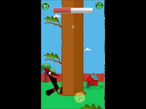 Woodpecker Backyard Woodcutter Video