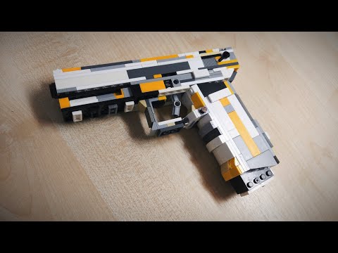 обзор Glock 18c из лего