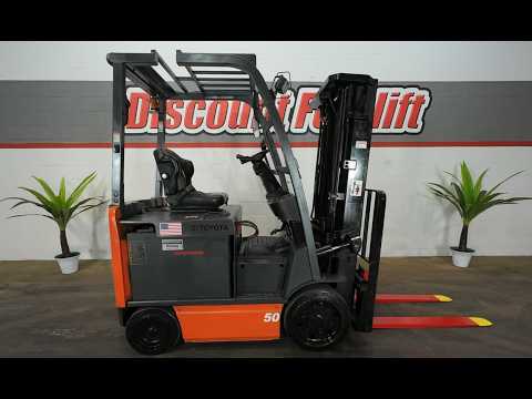TOYOTA 8-Series 8FBCU25 5,000lb Electric #6864 - Forklift for Sale