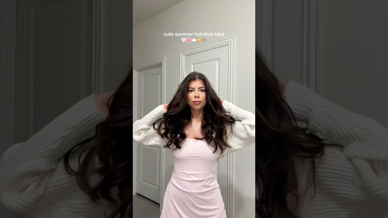 Cute summer hairstyle inspo 🤍🌸 #hairstyle #summer #ideas