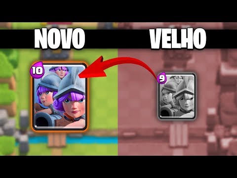 ANTES e DEPOIS do Balanceamento do Clash Royale 04/02/2019