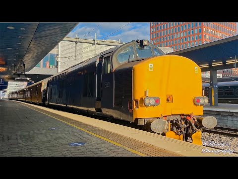 Class 37: 37612 Thrashes Out Of Reading