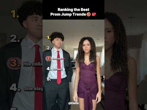 Ranking The Best Prom Jump Trend😂💖✨ #ranking #tiktok #viral #trend