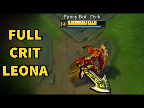 FULL CRIT LEONA - New BEST Build - League of Legends Compilation