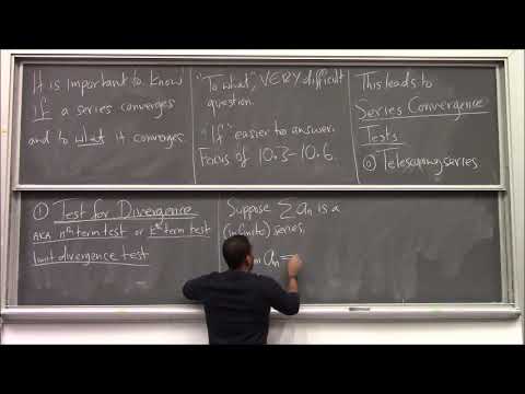 Math 212 GH Lecture 11 - Test for Divergence; Geometric Series Test; Integral Test; p-Series Test