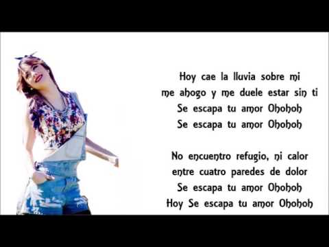 Martina Stoessel Se Escapa Tu Amor (Letra)
