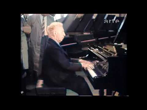 Chopin Etude Op. 25, No. 1. ARTHUR RUBINSTEIN in HAMBURG 1966. AI Colorize, 1080p 60fps.