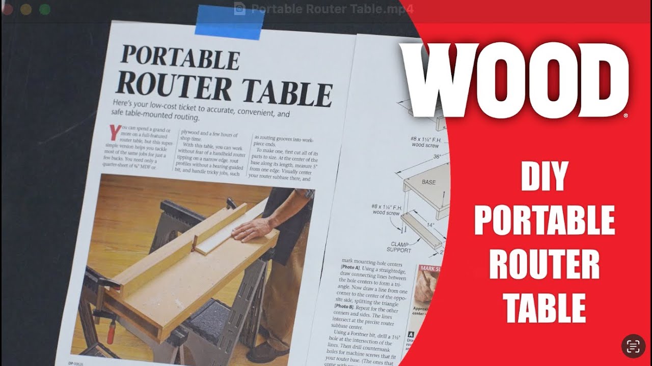 Low-Cost DIY Router Table You Can Build at Home
