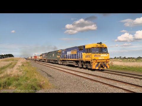 6MP4 TOLL / Pacific National Freight Train (1/10/2021) - PoathTV Australian Railways