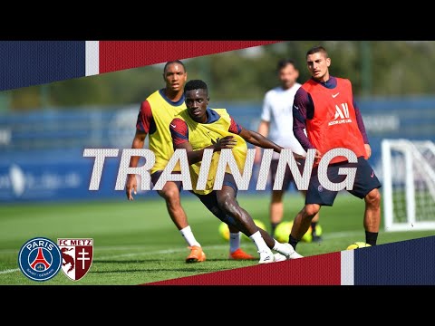 ⚽️ L'entraînement avant Paris Saint-Germain v FC Metz 🔴🔵