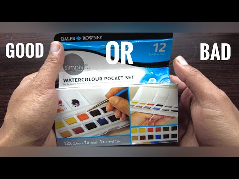 Daler Rowney Simply Watercolour Pocket Set REVIEW