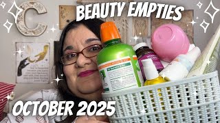 🗑OCTOBER 2025 BEAUTY EMPTIES🗑 Would I Repurchase??? Skincare l Beauty l Speed Reviews