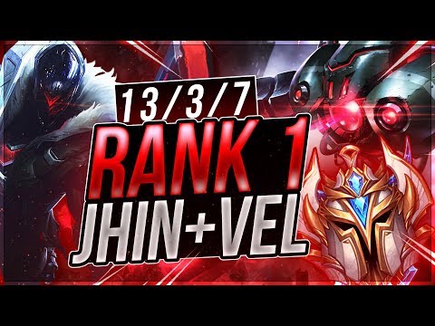 #1 JHIN meets #1 VEL'KOZ! Ft. AZZAPP. CHALLENGER GAME!