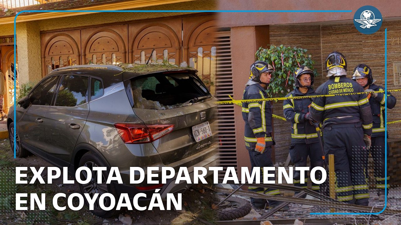 Explosión por acumulación de gas daña 30 inmuebles en Coyoacán y deja 11 lesionados