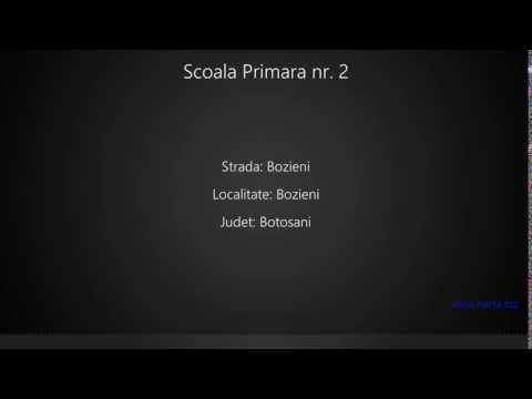 Scoala Primara nr. 2 Bozieni