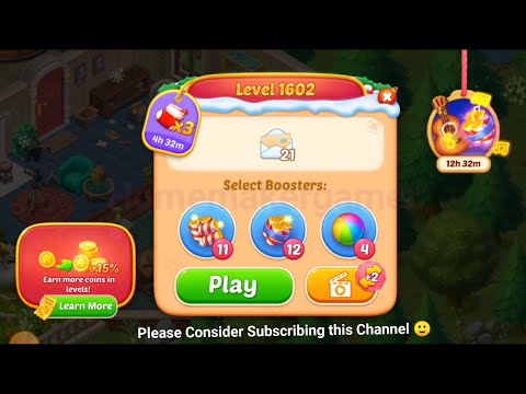 Matchington Mansion Level 1602, Level 1603 & Level 1604 - iOS/ Android