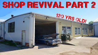 Can We Revive a BUILDING!? Remodeling a Neglected 1920's Dealership!! -- Part 2