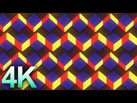 Infinite Retro Cubes 6 Hours 🖥️ [4K] ScreenSaver