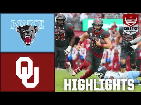 Maine Black Bears vs. Oklahoma Sooners | Full Game Highlights | ESPN College Football