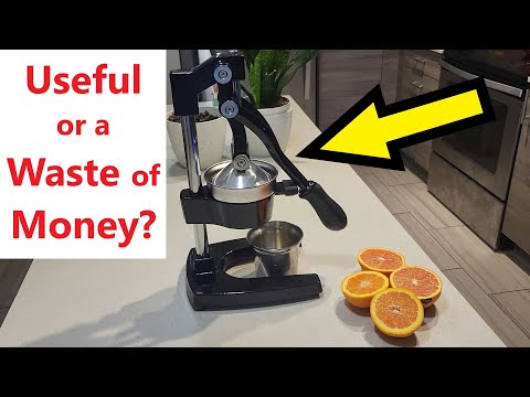 Here's What Nobody Tells You About Having a Cast Iron Orange Citrus Juicer