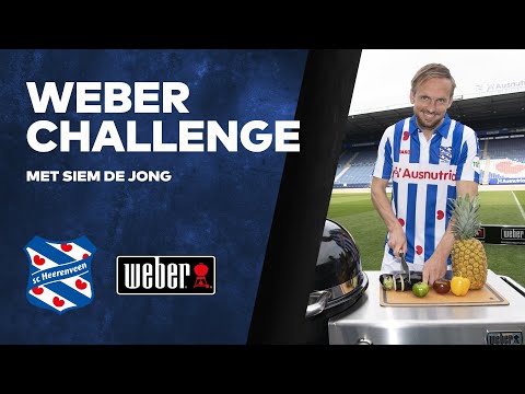 WEBER CHALLENGE | Hamburgers maken met Siem de Jong