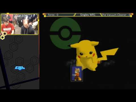 Mass Madness 26 SSBM - Ferox (Fox) vs. The Vacuum Cleaner (Pikachu) - Melee WR1