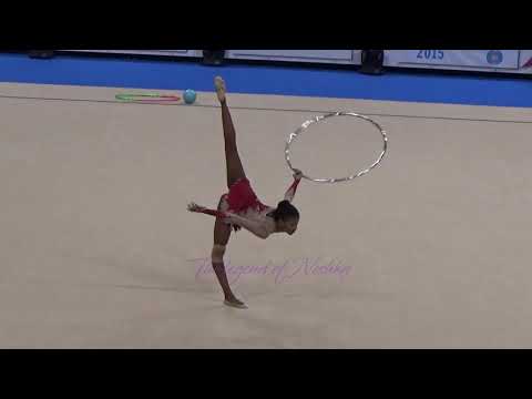 Elyane BOAL (CPV) hoop - 2015 Stuttgart worlds Qualifs