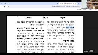 שיעור בליקוטי שיחות חלק ד' לפרשת חוקת שיעור 2 עם הרב יחיאל גלוכובסקי (הרב יחיאל גלוכובסקי) - התמונה מוצגת ישירות מתוך אתר האינטרנט יוטיוב. זכויות היוצרים בתמונה שייכות ליוצרה. קישור קרדיט למקור התוכן נמצא בתוך דף הסרטון