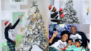 NEW 🎄 2022 CHRISTMAS DECORATE WITH ME | CHRISTMAS TREE DECORATING IDEAS 2022 and SETUP