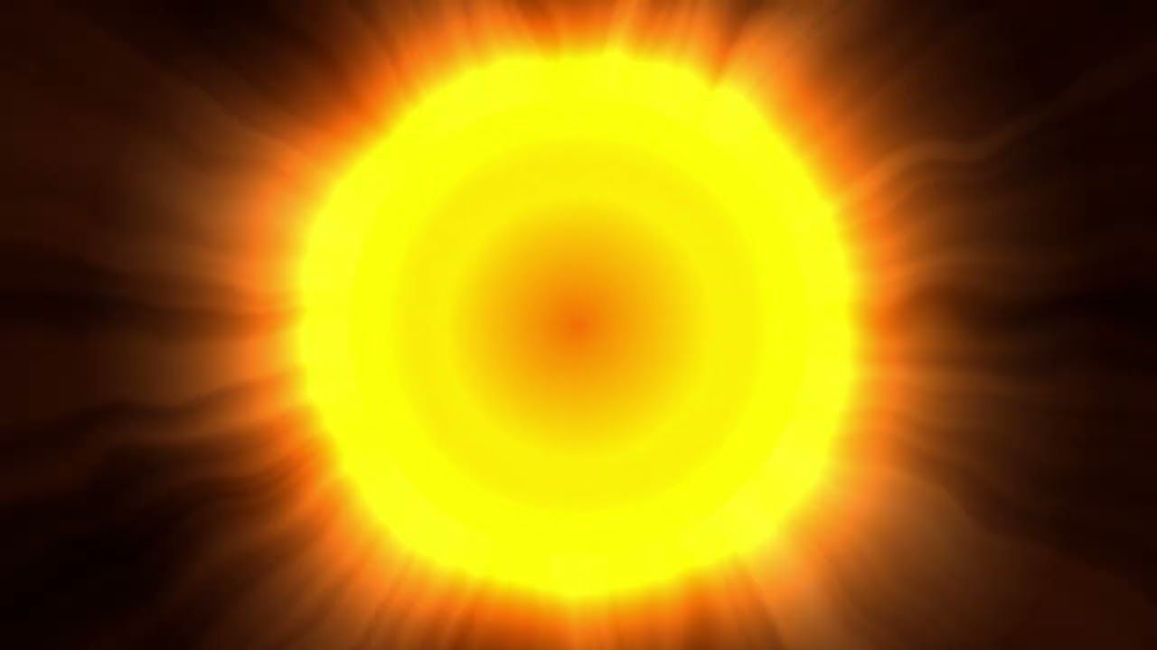 Sunset Lamp Warm Lighting Screensaver - 1 Hour