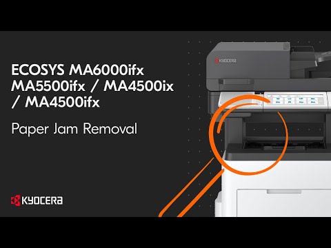 Kyocera MA4500x — устранение замятий
