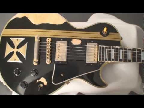 James Hetfield 1973 Gibson Les Paul Custom Iron Cross!!!
