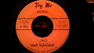 Tammy Montgomery - I Cried - Early Tammi Terrell Ballad