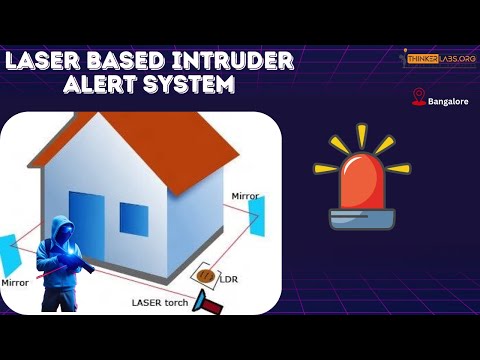 Laser Home Security System🚨 | Science Project | How to make Laser security (Theft) Alarm using SCR