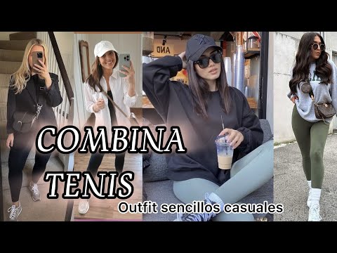 LOOKS CON TENIS / Ideas fáciles para lograr los casuales o deportivos MODA Y TENDENCIAS 2025